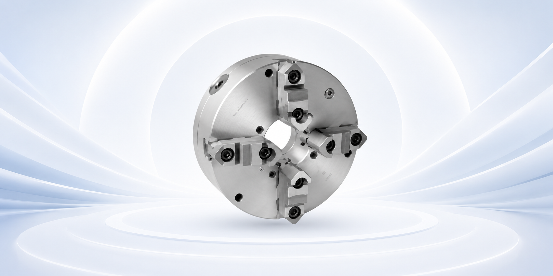 3-Jaw Self-Centering Scroll Chuck